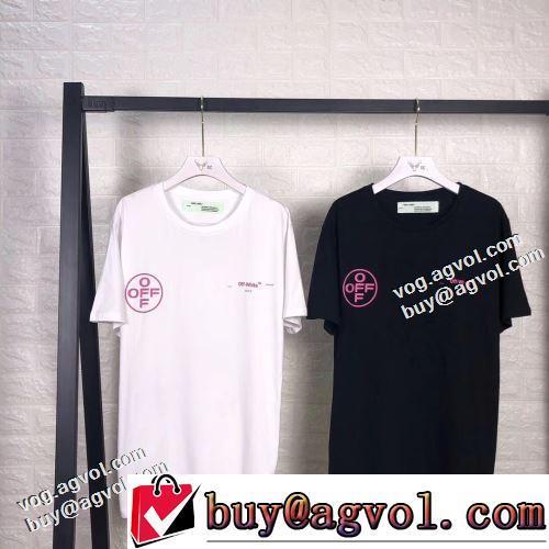 2022春夏 肌触りの気持ちい〜 プリント 男女兼用 半袖Tシャツ お洒落に魅せる 2色可選 デザイン性の高い OFF-WHITE オフホワイトブランド 偽物 通販