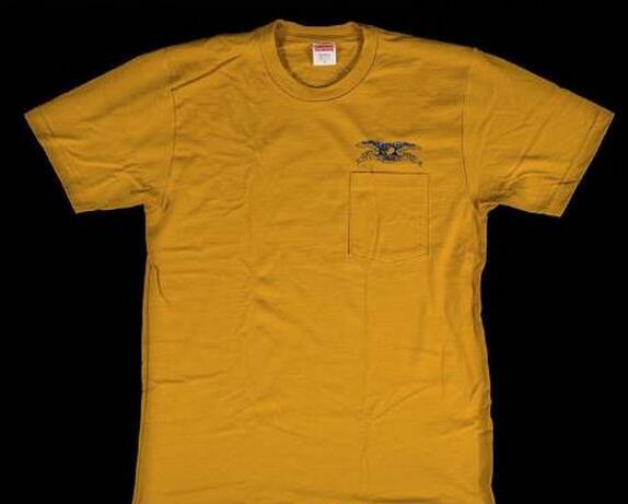 着心地快適でシュプリーム 上質な大人のＴシャツマスタード.