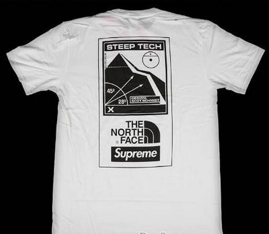 お買い得　シュプリーム ノースフェイススティープテック　肌触りの良いTシャツ　ホワイト.