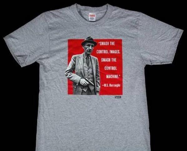 大人っぽいシュプリーム ウィリアム・S・バロウ カジュアルにTシャツ グレー.