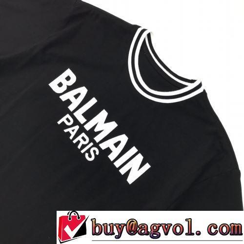 着回し度抜群 デザイン性の高い バルマンスーパーコピー 激安 2色可選 カジュアル 半袖Tシャツ ラックスした雰囲気 2022春夏
