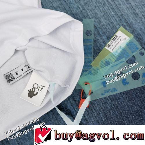 自分らしいスタイリング デザイン性の高い ラウンドネック 半袖Tシャツ OFF-WHITE オフホワイト偽物ブランド 大注目！2022春夏 男女兼用