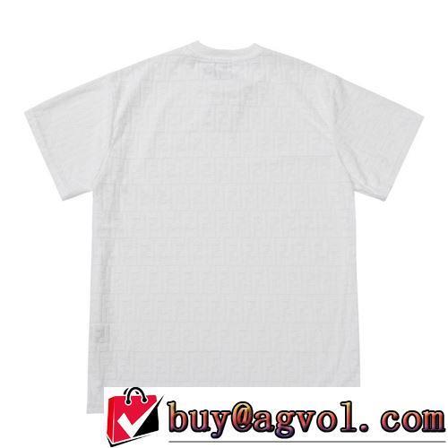半袖Tシャツ ファション性の高い 2022春夏 3色可選 通気性に優れた シンプル フェンディブランド 偽物 通販 男女兼用