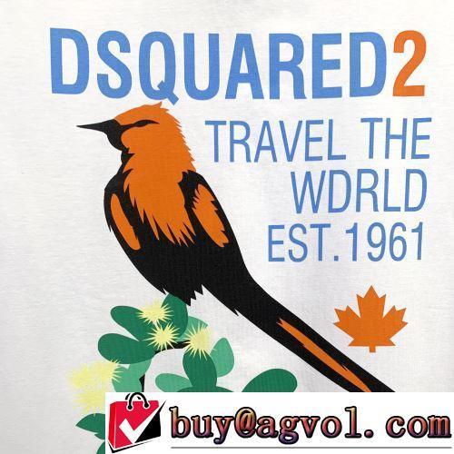 高品質 お洒落に魅せる 半袖Tシャツ ラウンドネック 2色可選 デザイン性の高い 2022春夏 自分らしいスタイリング ディースクエアードブランド コピー