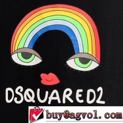 DSQUARED2ブランドスーパーコピー 超目玉 乾きやすい 2022春夏 半袖Tシャツ 着回し度抜群 雑誌掲載アイテム 2色可選 お洒落に魅せる