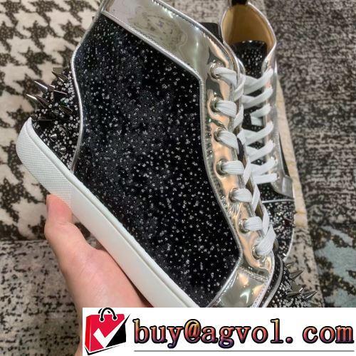 最安値に挑戦 ハイトップシューズ 2022新作 CHRISTIAN LOUBOUTINブランド コピー オリジナル 