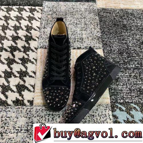 2022新作 CHRISTIAN LOUBOUTINスーパーコピー 先行販売 ハイトップシューズ 流行や季節に拘らないデザイン 軽量