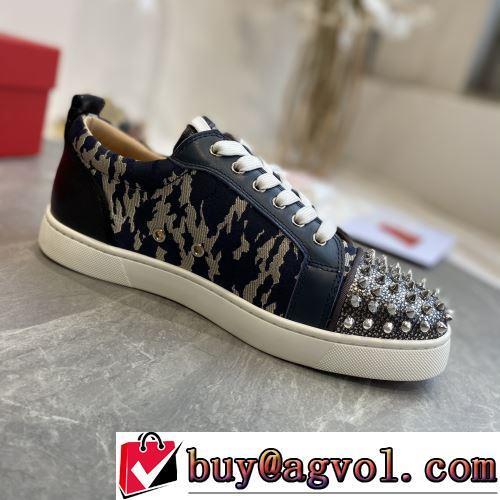 希少価値大！2022新作 大人の雰囲気抜群 フラットシューズ CHRISTIAN LOUBOUTINコピーブランド 高機能防滑ソール