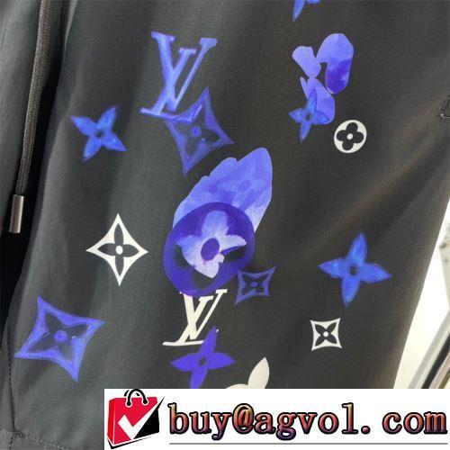 個性的 2022春夏 ショートパンツ LOUIS VUITTONブランド 偽物 通販 窮屈感はゼロ プリント