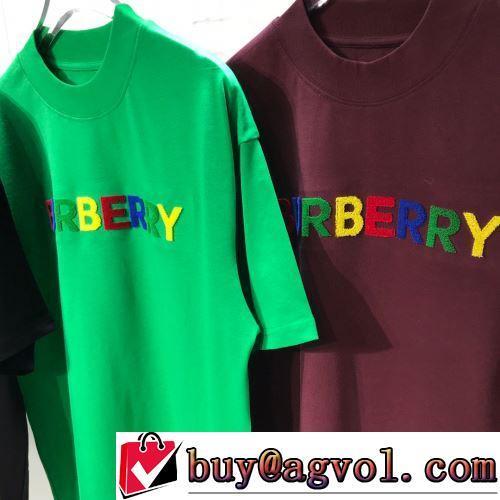 BURBERRYスーパーコピー  半袖Tシャツ 4色可選 2022春夏 肌に馴染みやすい 自分らしいスタイリング ポップ