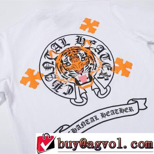 クロムハーツコピーブランド 頑丈な素材 2022春夏 お洒落に魅せる 半袖Tシャツ 2色可選 上品な輝きを放つ形