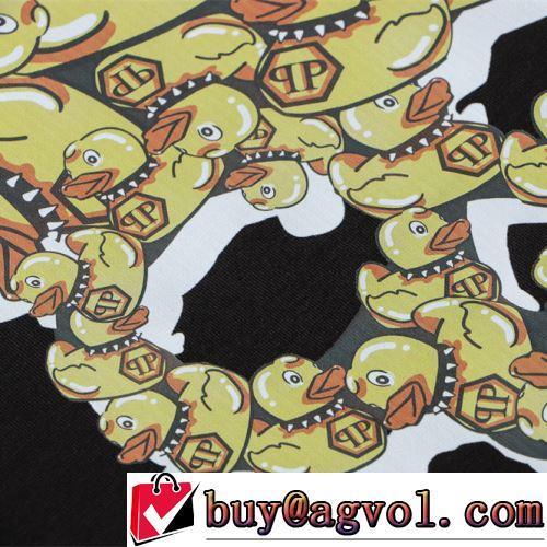 優しいフィット感 人気 ランキング 2022春夏 半袖Tシャツ プリント 2色可選 フィリッププレインコピーブランド