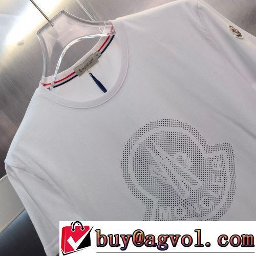 自然な肌触り 2色可選 通気性に優れた 半袖Tシャツ モンクレールコピーブランド コーデ 知的なムードを演出 2022春夏