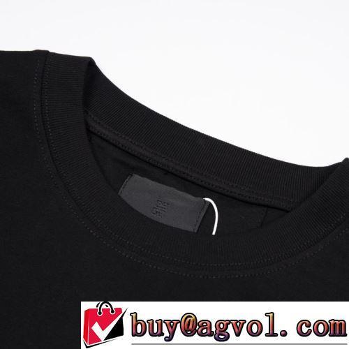 大絶賛の履き心地! 2022春夏 肌に馴染みやすい ジバンシィコピーブランド 半袖Tシャツ 吸汗速乾 2色可選