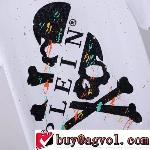 2022春夏 フィリッププレインコピーブランド 着心地満点 豊富なサイズ 半袖Tシャツ カジュアル 2色可選