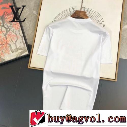 ファション性の高い 多色選択可 2022春夏 ルイ ヴィトンスーパーコピー 激安 プリント 半袖Tシャツ 着心地満点