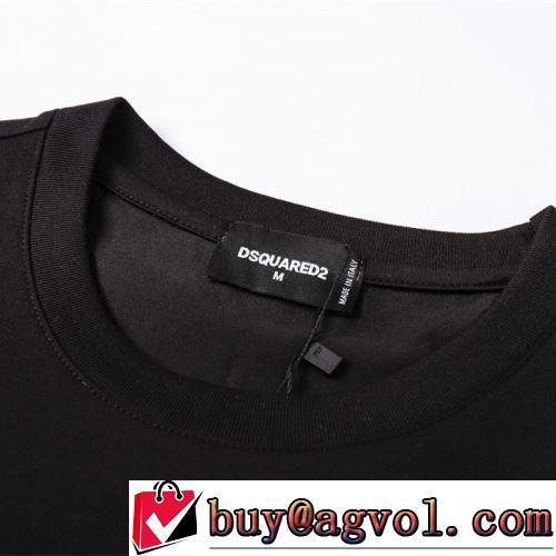 半袖Tシャツ 2022春夏 しわになりにくい 豊富なサイズ DSQUARED2コピー 2色可選 クールビズ