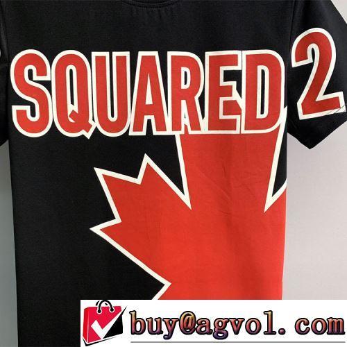 デザイン性の高い ディースクエアードブランド 偽物 通販 2022春夏 Tシャツ 2色可選 大絶賛の履き心地! プリント 快適
