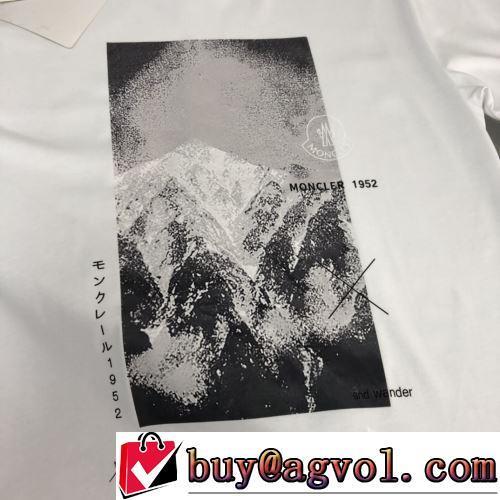 2022春夏 細身のシルエット 2色可選 モンクレールコピー ブランド 利便性に優れ プリント 半袖Tシャツ