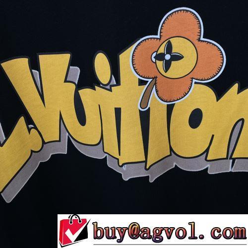 半袖Tシャツ 2色可選 クールビズ 2022春夏 LOUIS VUITTONブランドコピー 売れ筋のいい ラウンドネック