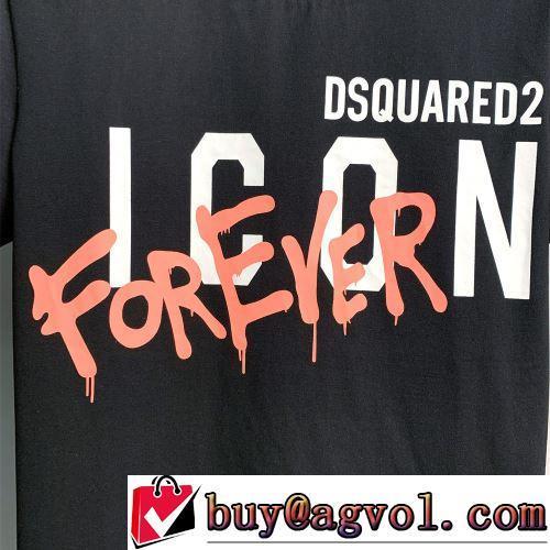 豊富なサイズ 自然な肌触り DSQUARED2スーパーコピー 激安 2色可選 スタイリッシュ 半袖Tシャツ 2022春夏