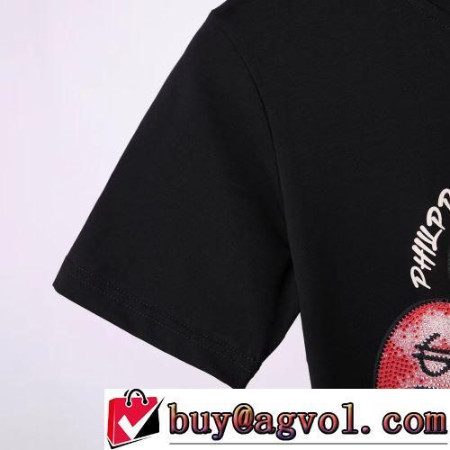 流行に関係なく長年愛用できる  半袖Tシャツ 海外限定ライン 2色可選 2022春夏 PHILIPP PLEINブランド コピー