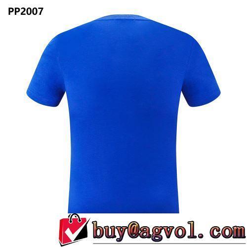 2022春夏 フィリッププレインブランドスーパーコピー 多色選択可 プリント 半袖Tシャツ 流通限定モデル ラウンドネック