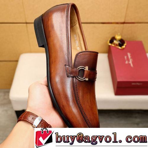 革靴 2022新作 FERRAGAMOブランド コピー 最安値に挑戦 フォーマルシューズ 3色可選