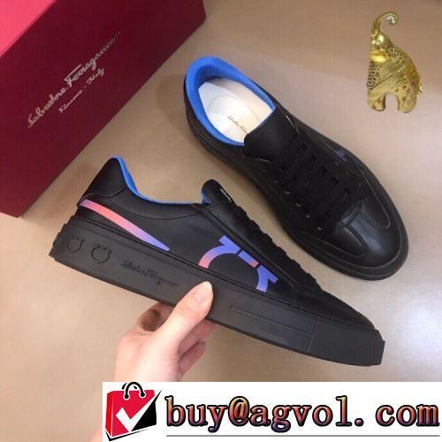 FERRAGAMO偽物ブランド ローヒール 2022新作 抗菌・防臭加工 豊富なサイズ 2色可選