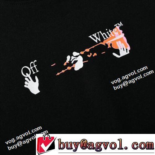 柔らかい手触り 2色可選 半袖Tシャツ OFF-WHITE オフホワイトブランド コピー ずっと人気♪ 2022春夏 カジュアル