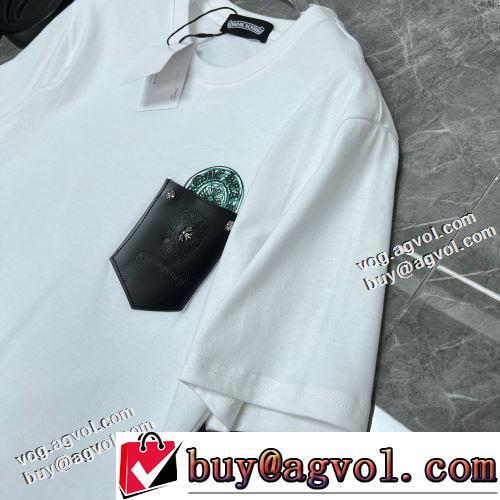 クロムハーツコピーブランド 半袖Tシャツ ランキング商品 ラウンドネック 2022春夏 2色可選 柔らかい手触り