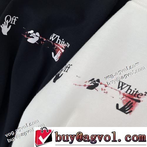 大人気再登場 2色可選 OFF-WHITE オフホワイトスーパーコピー お洒落に魅せる 着回し度抜群 2022新作 半袖Tシャツ