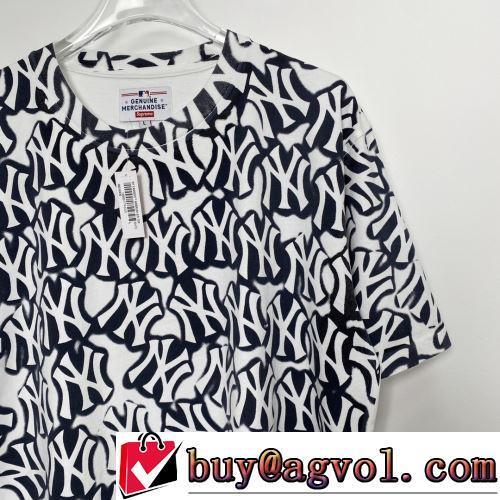 シュプリームコピー 大人の個性を。SUPREME X YANKEES AIRBRUSH TEE 高品質 デザイン性の高い お洒落に魅せる 2022春夏 半袖Tシャツ