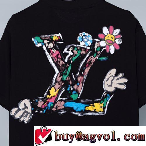 2022新作 半袖Tシャツ 個性的 2色可選 ルイ ヴィトンスーパーコピー 激安 細身のシルエット 頑丈な素材