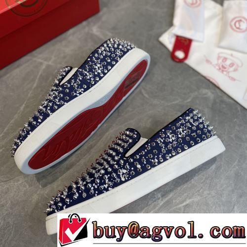 2022新作 最安値に挑戦 スリップオン 軽い履き心地 リゾートスタイル CHRISTIAN LOUBOUTINコピーブランド