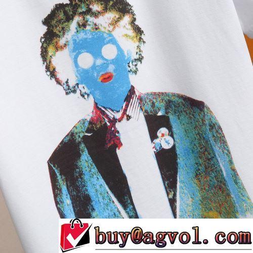 フォトプリン お洒落に魅せる 半袖Tシャツ 2色可選 ルイ ヴィトンコピーブランド 2022春夏 先行販売
