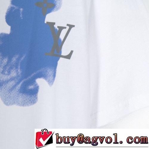 2色可選 レジャー 半袖Tシャツ 暖かみのある肌触り シンプル LOUIS VUITTONスーパーコピー 高級感ある 2022春夏