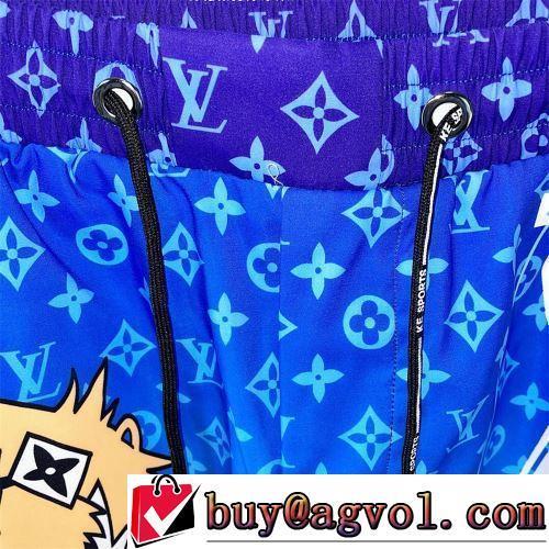 ショートパンツ プリント デザイン性の高い LOUIS VUITTONブランドコピー 体の運動機能を助け 2022春夏