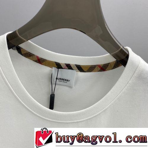 半袖Tシャツ 2色可選 BURBERRY偽物ブランド 2022春夏 スタイリッシュな印象 プリント ラックスした雰囲気