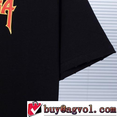 超目玉 刺繍加工 2色可選 お洒落に魅せる コピーブランド 2022春夏 吸汗性に優れ 半袖Tシャツ