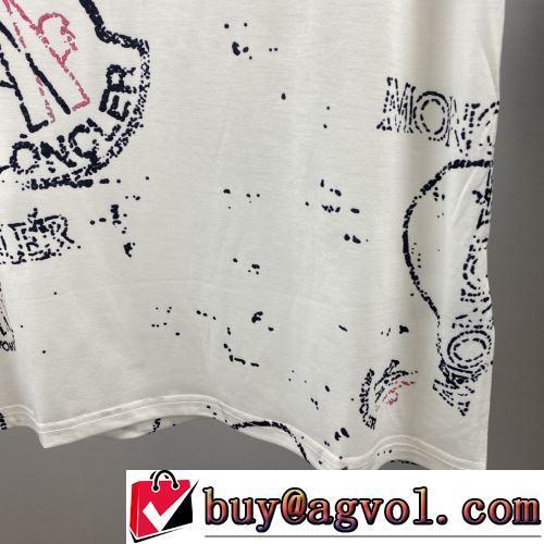 モンクレールコピー ブランド 肌に馴染みやすい 2色可選 半袖Tシャツ 高級感ある 2022春夏 お洒落に魅せる