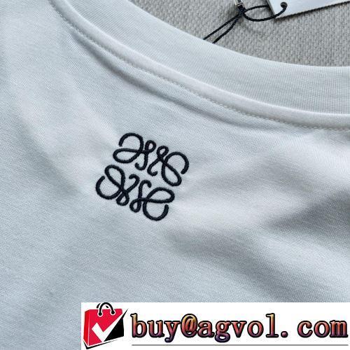 2022春夏 ロエベスーパーコピー 使い勝手抜群 上品に着こなせ 半袖Tシャツ 優しいフィット感