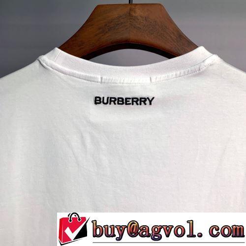 2022春夏 Tシャツ 2色可選 BURBERRYブランドスーパーコピー 通気性に優れた プリント 完成度の高い逸品