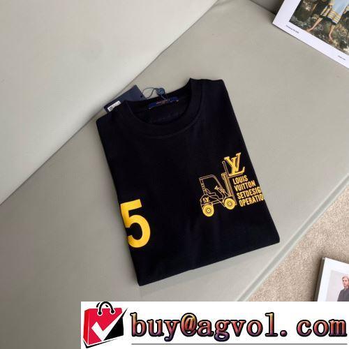 カジュアル 肌に馴染みやすい プリント 流通限定モデル 3色可選 Tシャツ 2022春夏 ルイ ヴィトンブランド 偽物 通販