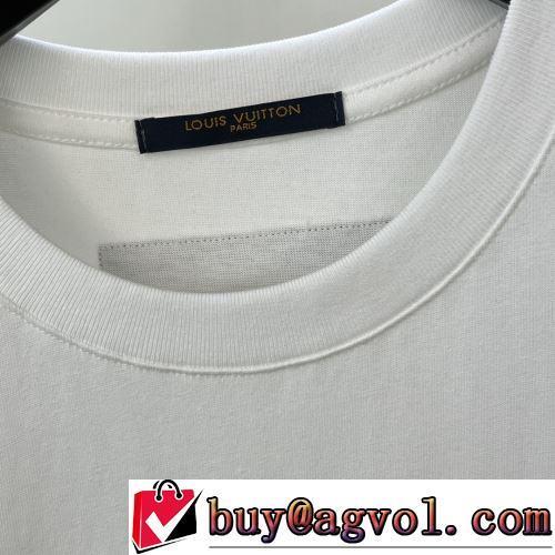 吸汗性に優れ LOUIS VUITTONスーパーコピー 2022春夏 カジュアル 半袖Tシャツ 売れ筋のいい 4色可選