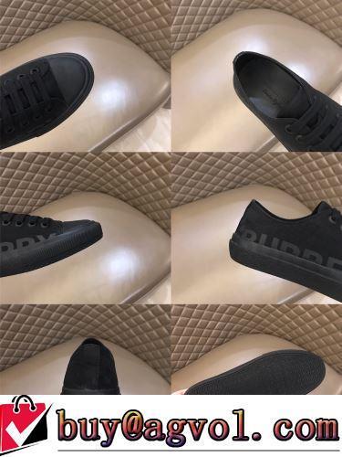 高級感ある 2022新作 フラットシューズ BURBERRYコピー ブランド 飽きの来ない 靴の滑り止め