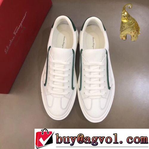 2022新作 豊富なサイズ フルグレインレザー FERRAGAMOブランド 偽物 通販 軽量で疲れにくい 4色可選 カジュアルシューズ