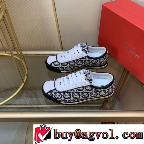 ランニングシューズ FERRAGAMOスーパーコピー 3色可選 お洒落に魅せる 着用 2022新作