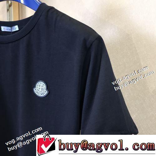収縮性のある モンクレールスーパーコピー 激安 半袖Tシャツ 2022新作 2色可選 強い魅力を感じる一枚