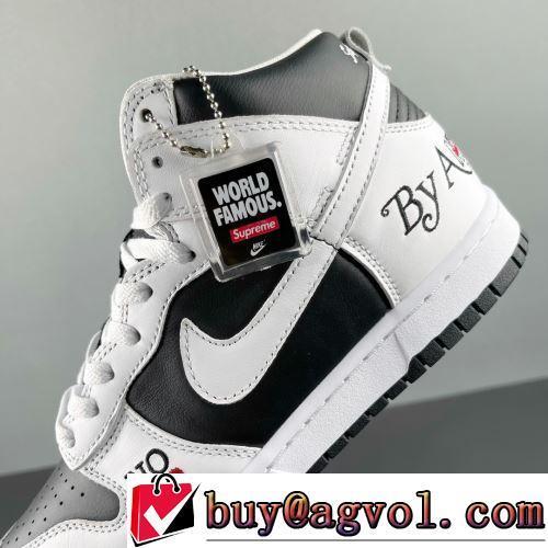 2022新作 Supreme x Nike SB Dunk 人気雑誌掲載 ハイトップシューズ シュプリームブランド コピー 優しい履き心地 通気性に優れた コスパ最高のプライス